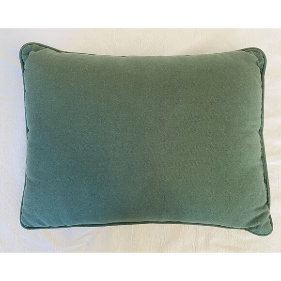 Christmas Tapestry Throw Pillow 16"x12" – Santa, Angel, Snow Scene Accent Decor - Picture 2 of 4